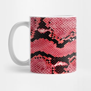 Red Snake Skin Mug